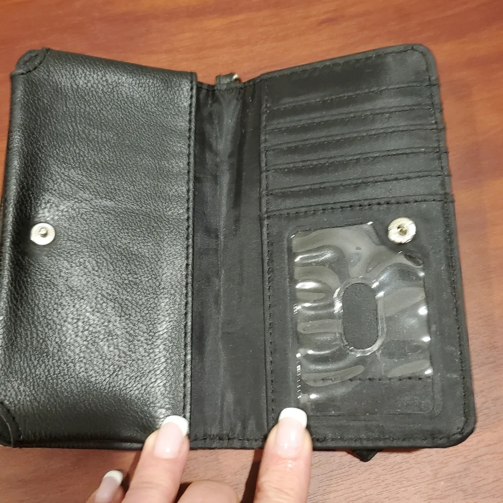 Leopard Print Wristlet Wallet - Picture 2 of 5